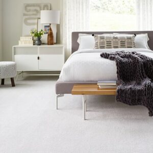 Bedroom white interior design | Valley Floor Covering Inc