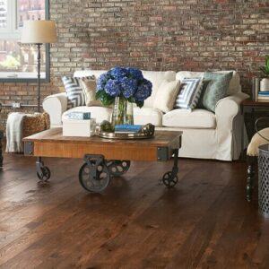 Hickory-Engineered-Hardwood for living room | Valley Floor Covering Inc